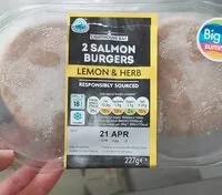 Mängden socker i Salmon Burger Lemon and Herb