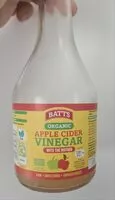 Mängden socker i Organic Apple cider vinegar with the mother