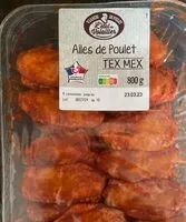 Mängden socker i Ailes de poulet tex mex