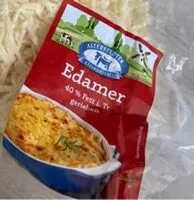 Mängden socker i Edamer reibe käse