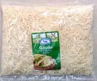 Mängden socker i Gouda 48% Fett i. Tr. gerieben