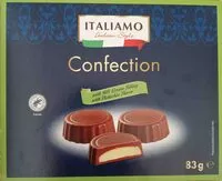 Mängden socker i Cukierki z 50% kremowym nadzieniem o smaku pistacjowym, w polewie o smaku czekoladowym