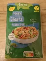 Mängden socker i Vegane Chunks Chicken Style