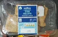 Mängden socker i 2 breaded COD FILLETS