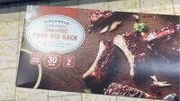 Mängden socker i Pork rib rack