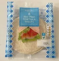 Mängden socker i Mini plain tortilal wraps