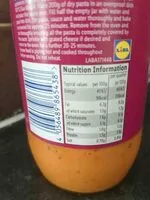 Mängden socker i Tomato Bacon Pasta Sauce