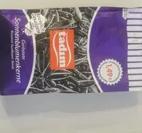 Mängden socker i Roasted sunflower seeds