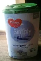 Mängden socker i Milupa Simply Anfangsmilch