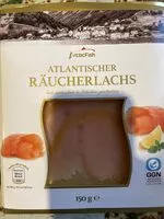 Mängden socker i Atlantischer Räucherlachs
