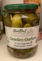 Mängden socker i Gewürz-Gurken