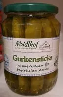 Mängden socker i Gurkensticks