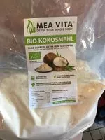 Mängden socker i Bio kokosmehl