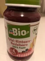 Mängden socker i Apfel-Himbeere-Heidelbeere