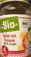 Mängden socker i Apfel mit banane