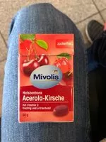 Mängden socker i Bonbons acerola-kirsche