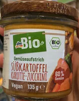 Mängden socker i Gemüseaufstrich Süßkartoffel Karotte-Zucchini