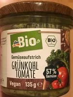 Mängden socker i Gemüseaufstrich Grünkohl Tomate