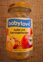 Mängden socker i Babylove Apfel mit Getreideflocken