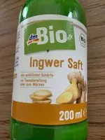 Mängden socker i Ingwer saft