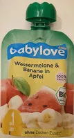 Mängden socker i Quetschi Wassermelone & Banane in Apfel