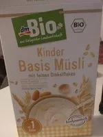 Mängden socker i Kinder basis muesli mit feinen dinkelflakes