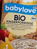 Mängden socker i Kinderporridge Bio