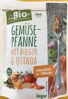 Mängden socker i Gemüse pfanne mit bulgur und quinoa
