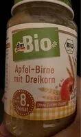 Mängden socker i Apfel-Birne mit Dreikorn