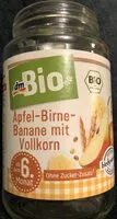 Mängden socker i Apfel-Birne-Banane mit Volkorn
