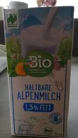 Mängden socker i Haltbare Alpenmilch