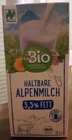 Mängden socker i Haltbare Alpenmilch