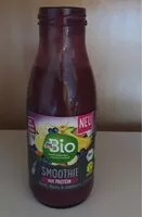 Mängden socker i Smoothie amande, banane, myrtille