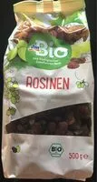 Mängden socker i Rosinen