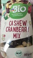 Mängden socker i Cashew cranberry mix