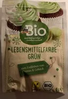 Mängden socker i Lebensmittelfarbe Grün