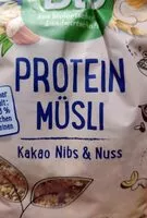Mängden socker i Proteinmüsli Kakao Nibs & Nuss