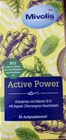 Mängden socker i Active Power - Kräutertee
