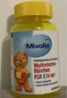 Mängden socker i Multivitamin Bärchen für Kinder