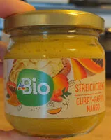 Mängden socker i Streichcreme Curry-Papaya Mango