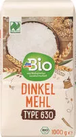 Mängden socker i Dinkelmehl Type 630