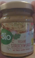Mängden socker i Vegane Streichwurst