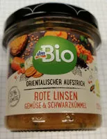 Mängden socker i Orientalischer Aufstrich Rote Linsen Gemüse & Schwarzkümmel
