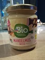 Mängden socker i Mandelmus - weiss