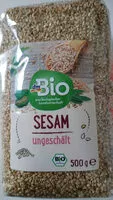 Mängden socker i Sesam ungeschält