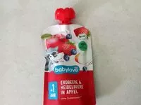 Mängden socker i Erdbeere & heidelbeere in apfel