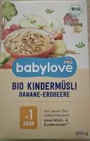 Mängden socker i Bio Kindermüsli Banane-Erdbeere