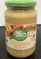 Mängden socker i apfelmark mit banane