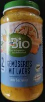 Mängden socker i Gemüsereis mit Lachs