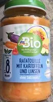 Mängden socker i Ratatouille mit Kartoffeln und Linsen